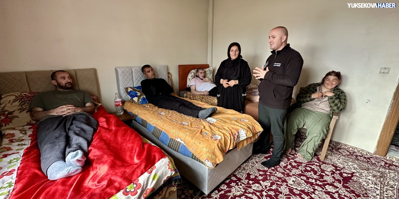 Yüksekova’da beş engelli kardeşe ev yapılması için çağrı