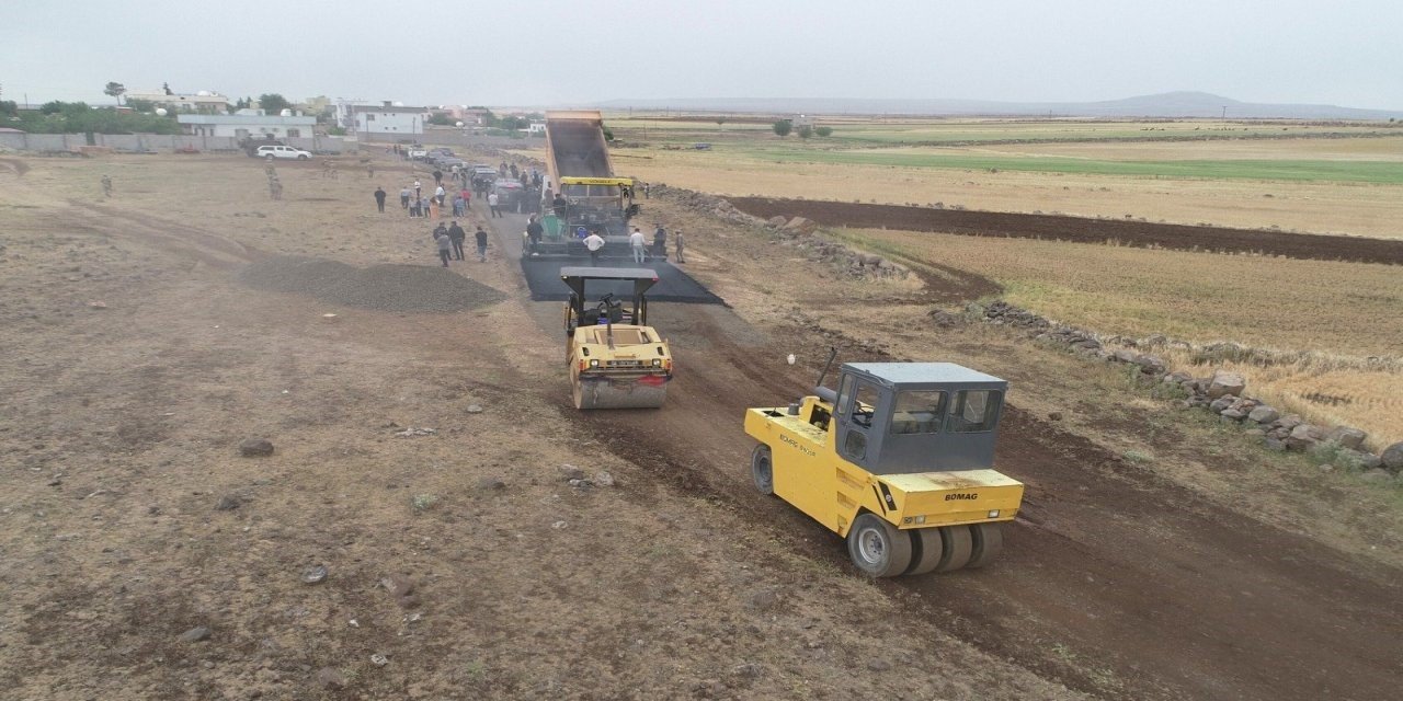 Şırnak’ta BSK asfalt serimi başladı