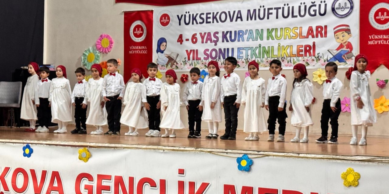 Yüksekova’da Kur’an kursu etkinliği düzenlendi