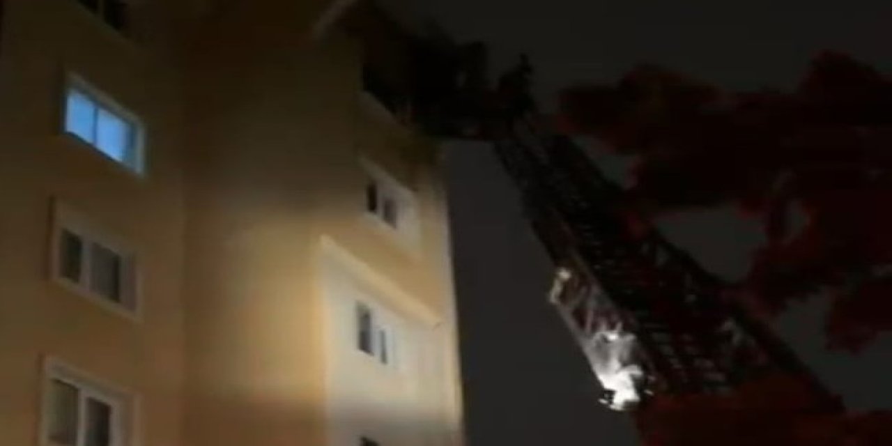 Malatya’da yangın: Hamile kadın ve eşi hastaneye kaldırıldı