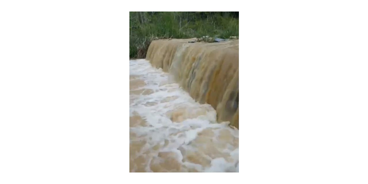 Elazığ’da yağışlar nedeniyle dereler coştu