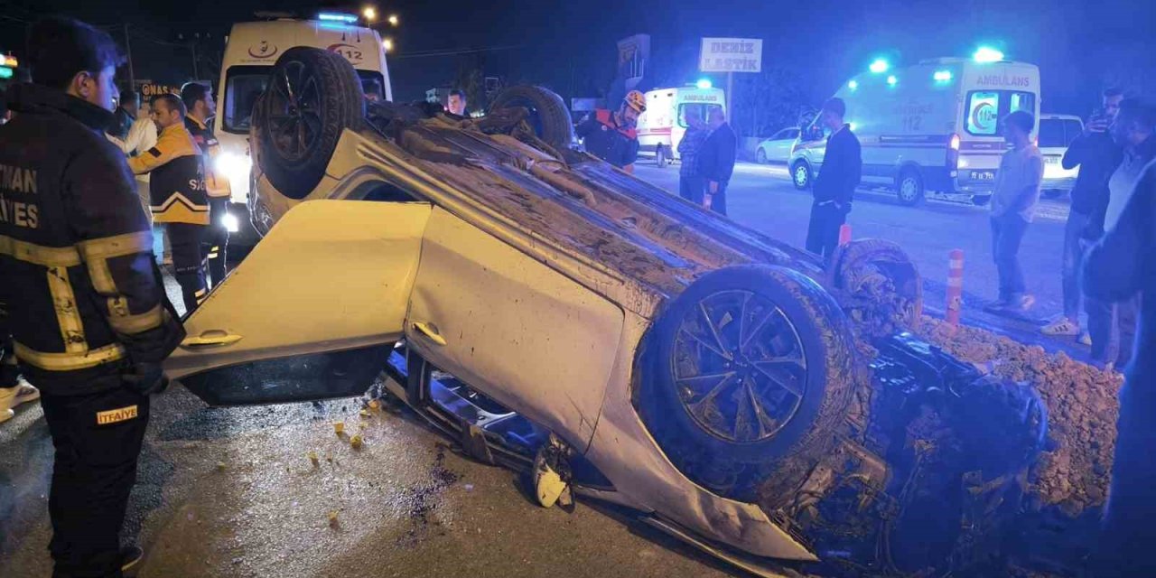 Batman’da takla atan otomobil kazaya neden oldu: 1 yaralı