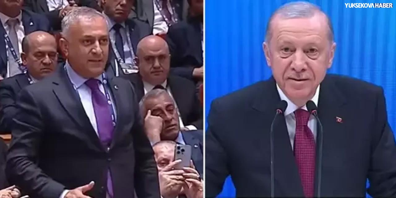 Özdemir, Yüksekova'nın il olma talebini bir kez daha TOBB töreninde Erdoğan'a iletti