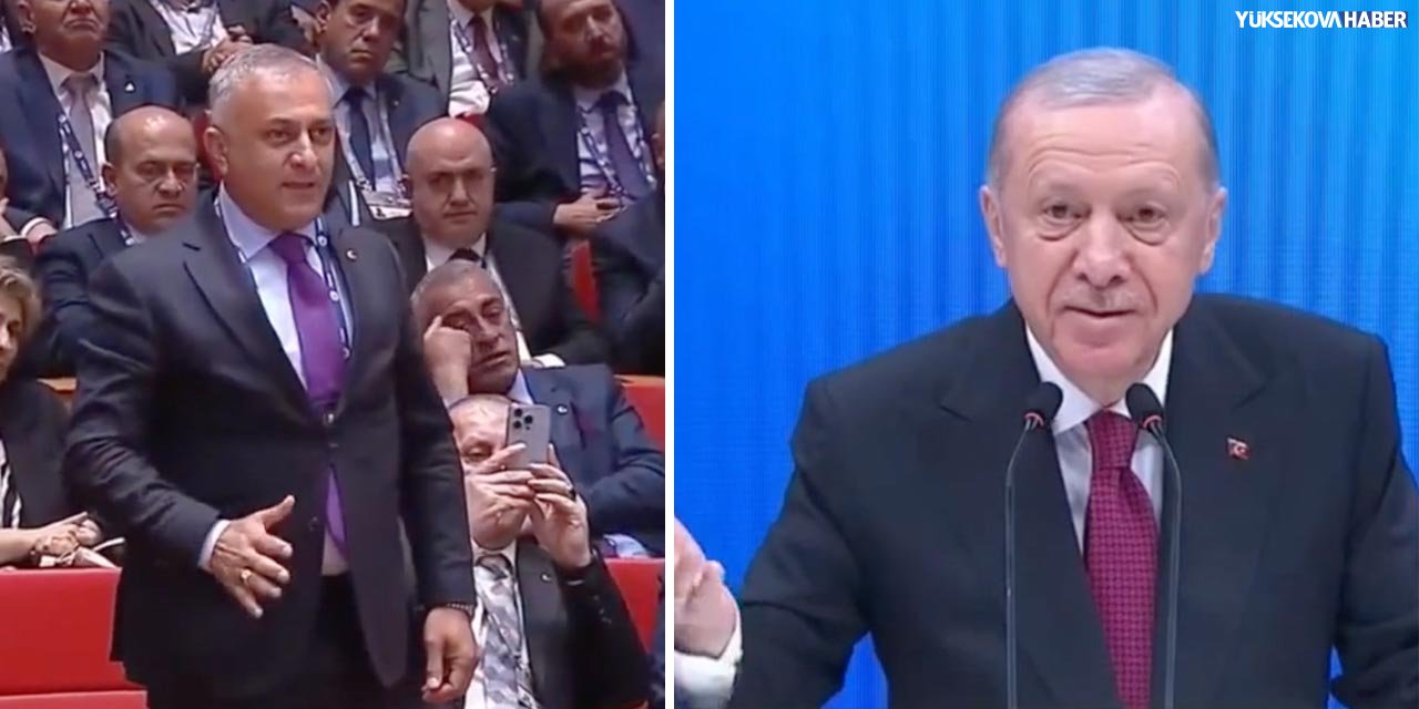 Özdemir, Yüksekova'nın il olma talebini bir kez daha TOBB töreninde Erdoğan'a iletti
