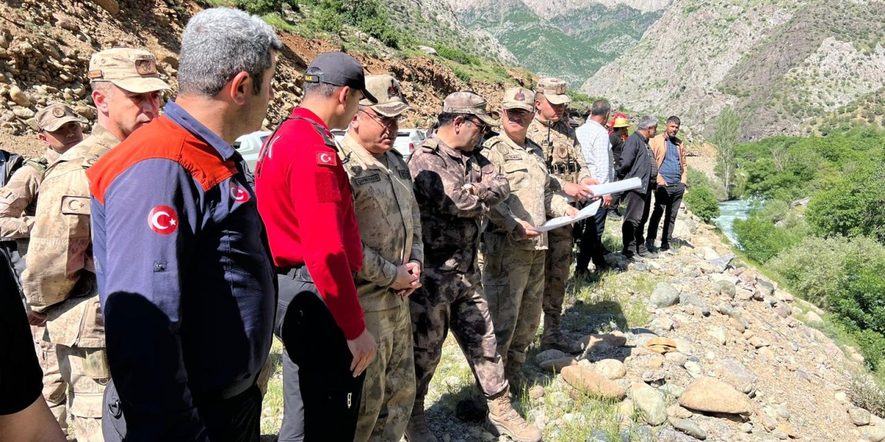 Dağlıca’da yetkililer sahada incelemelerde bulundu