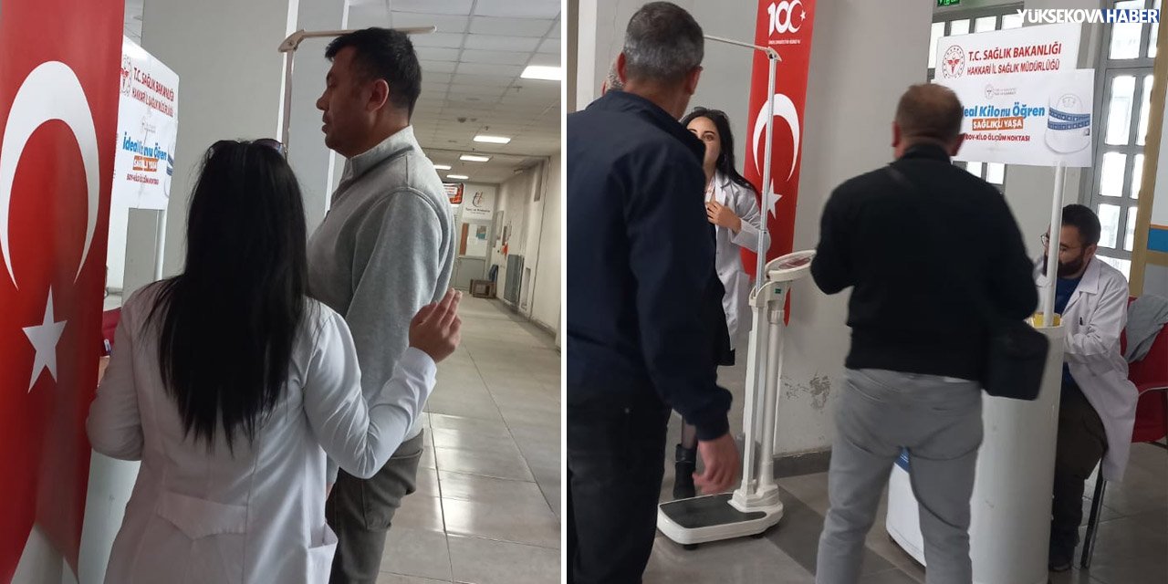 Yüksekova’da “sağlıklı yaşa” standına ilgi