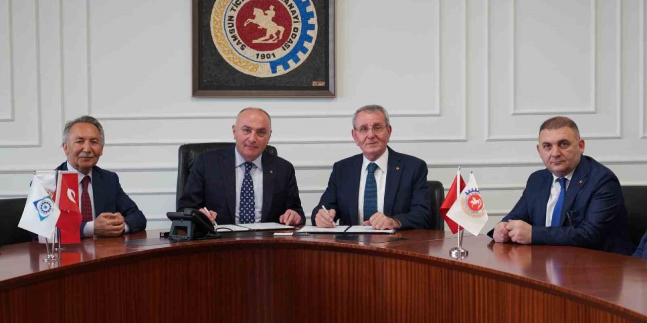 Cumhuriyeti Kuran Şehirler Kardeş Oda Protokolü Samsun’da imzalandı
