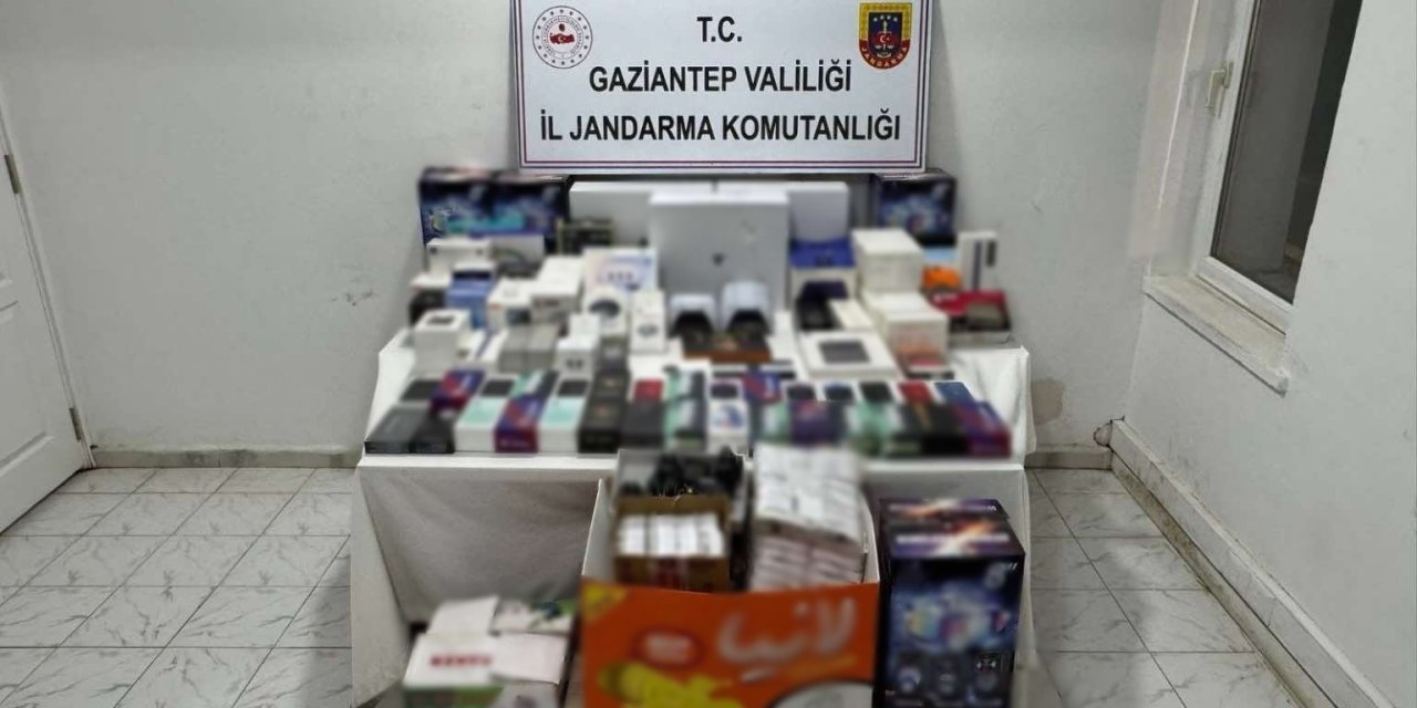 Gaziantep’te kaçak elektronik operasyonu
