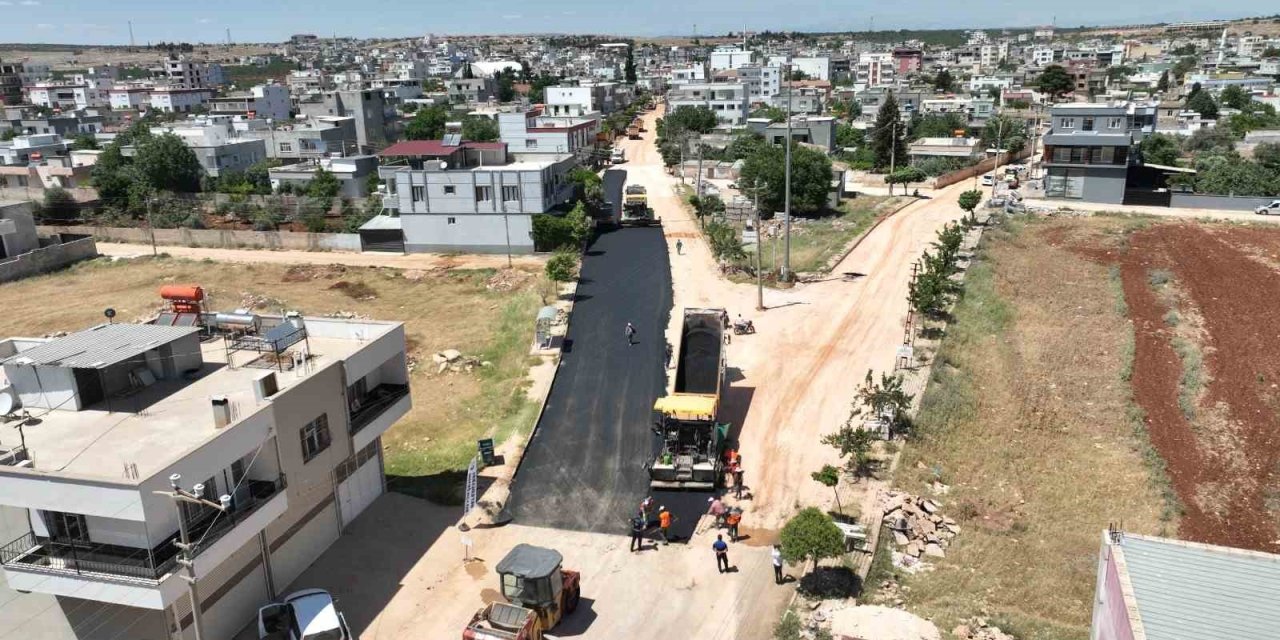 Halfeti’nin en büyük mahallesi sıcak asfaltla buluşuyor