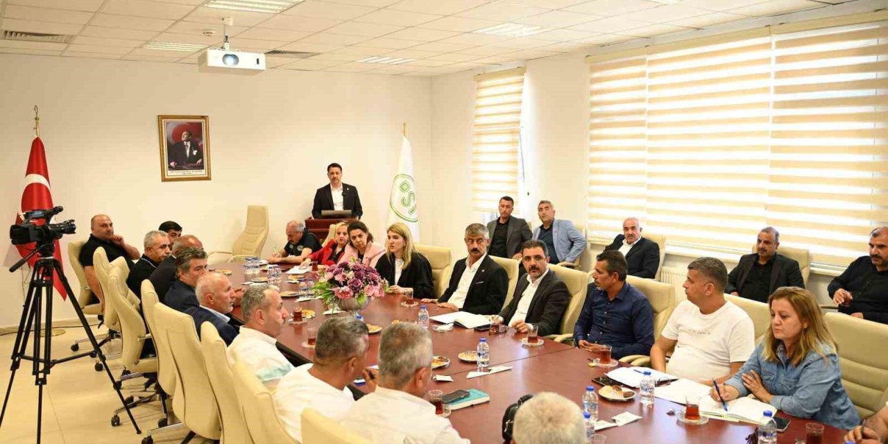 Malatya’da sulama sezonu öncesi DSİ’de istişare toplantısı düzenlendi