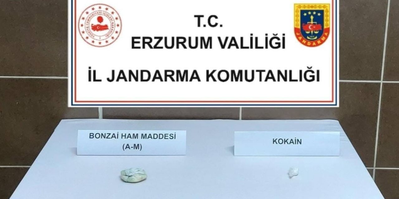 Erzurum’da jandarmadan uyuşturucu operasyonu