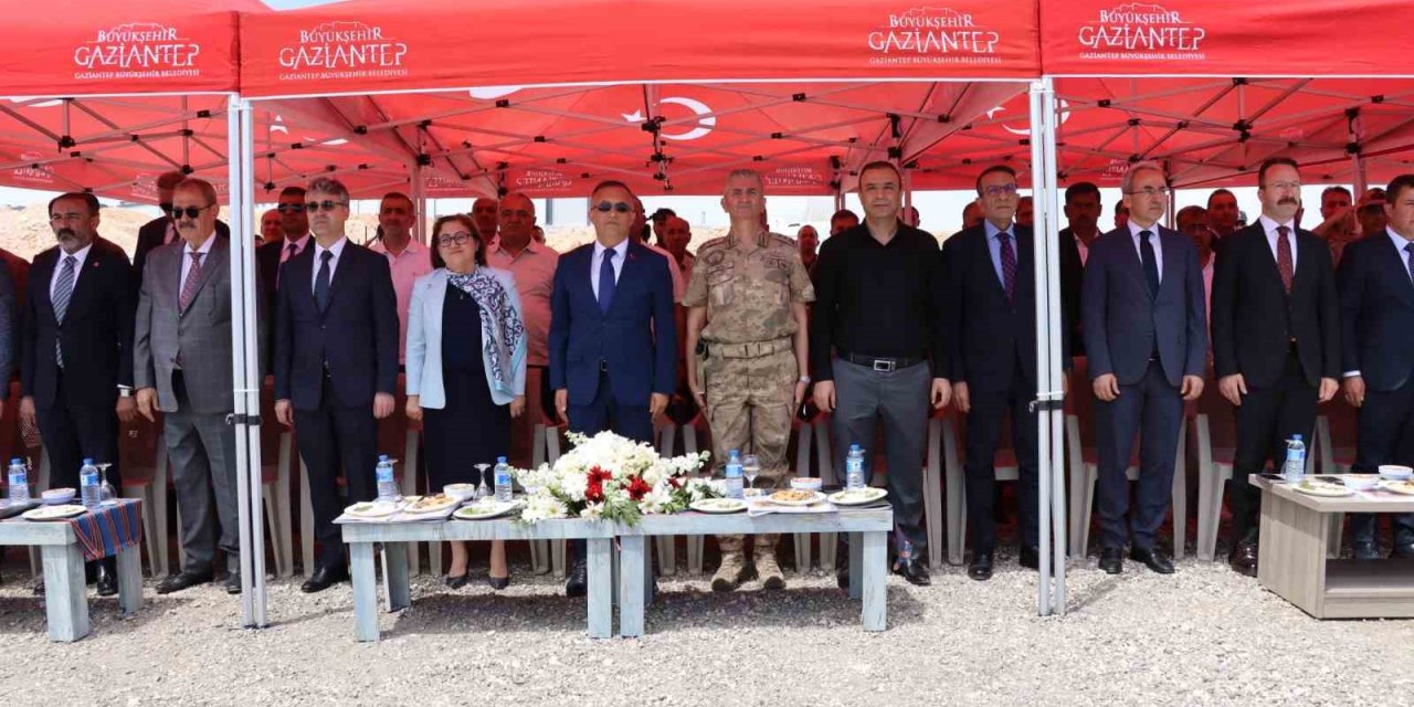 Gaziantep’te BÜSEM Jandarma Karakol Komutanlığı’nın temeli atıldı