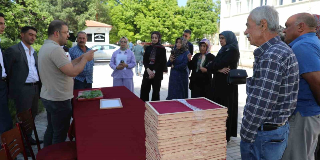 Elazığ'da 18 üreticiye ipek böceği larvası dağıtıldı