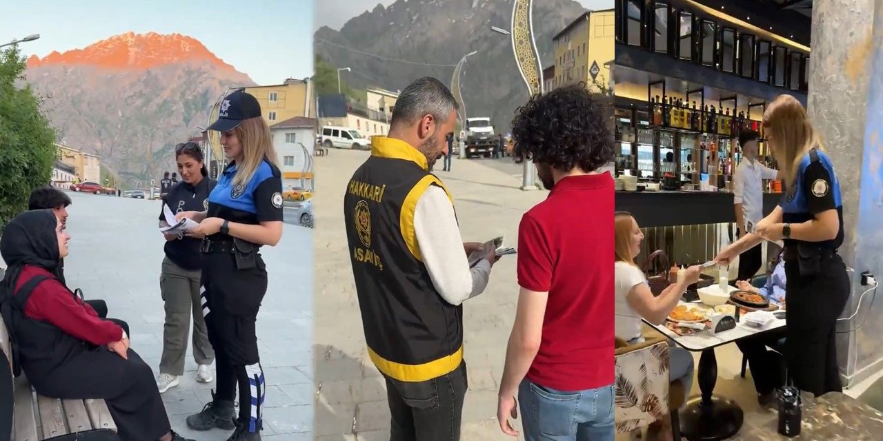 Hakkari Emniyet Müdürlüğü ‘SİBERAY’ ve ‘UYUMA’ broşürleri dağıttı