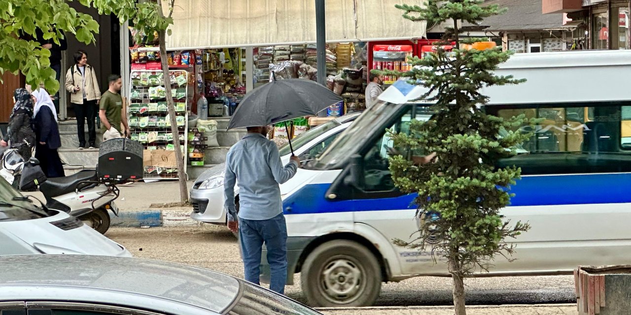 Yüksekova’da kısa süreli yağmur etkili oldu