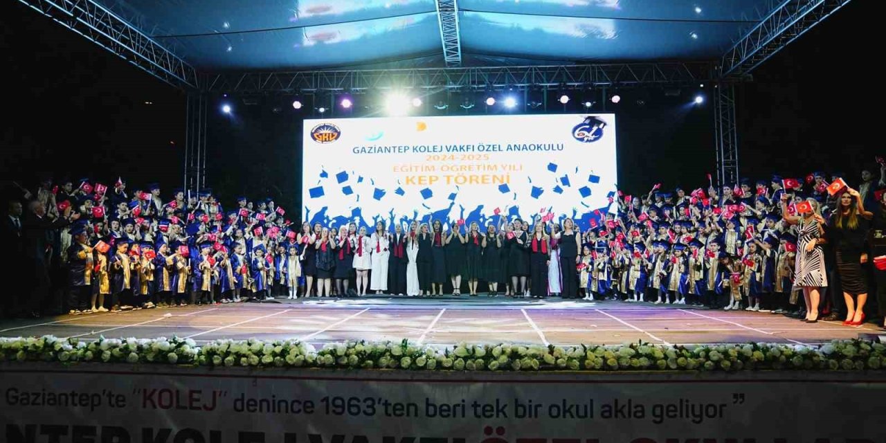 Gaziantep'te miniklerin kep töreni duygulandırdı