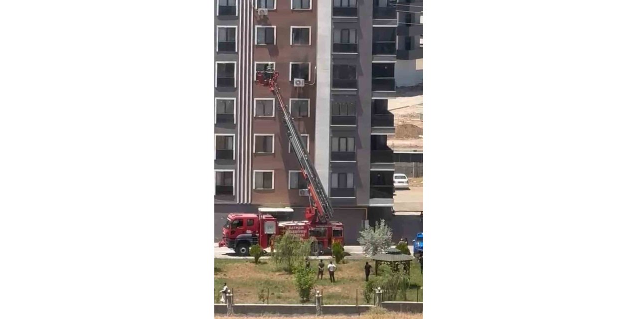 Batman’da dairede çıkan yangın korkuttu