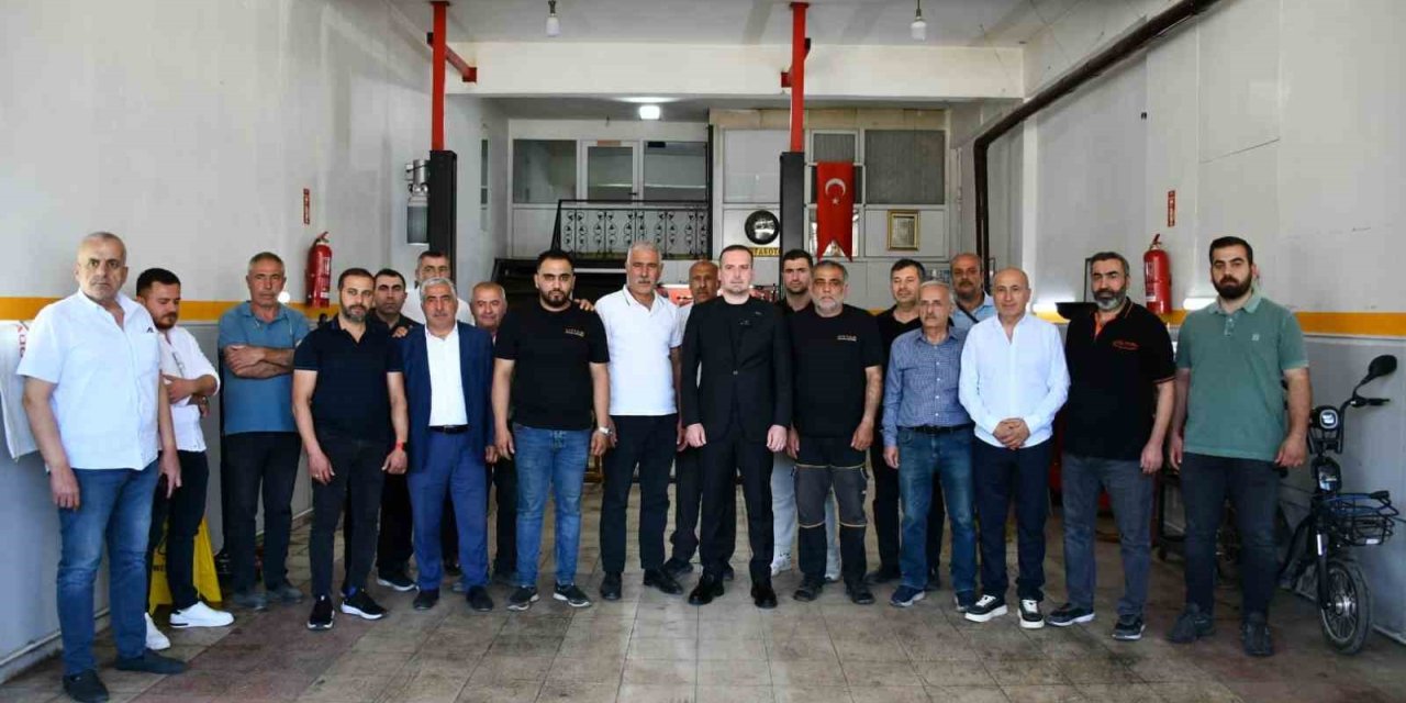 MAGİNDER Başkanı Karademir’den sanayi esnafına ziyaret