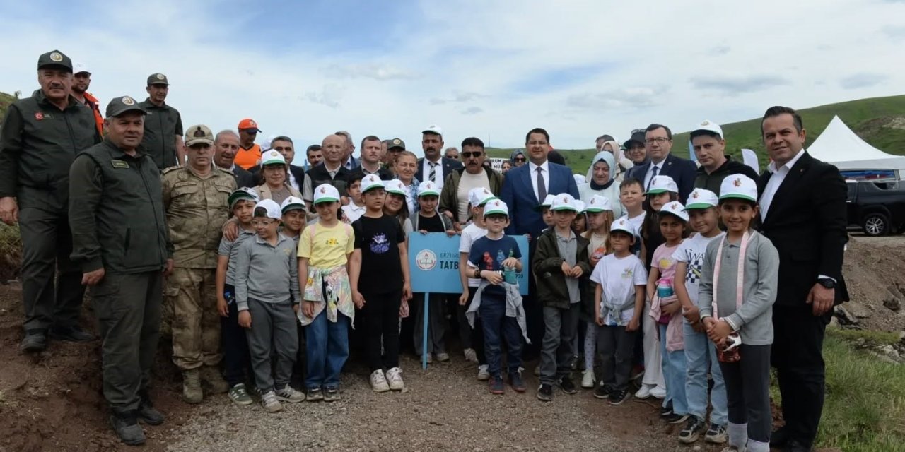 TBMM’nin 105. yılı anısına 105 bin fidan toprakla buluştu