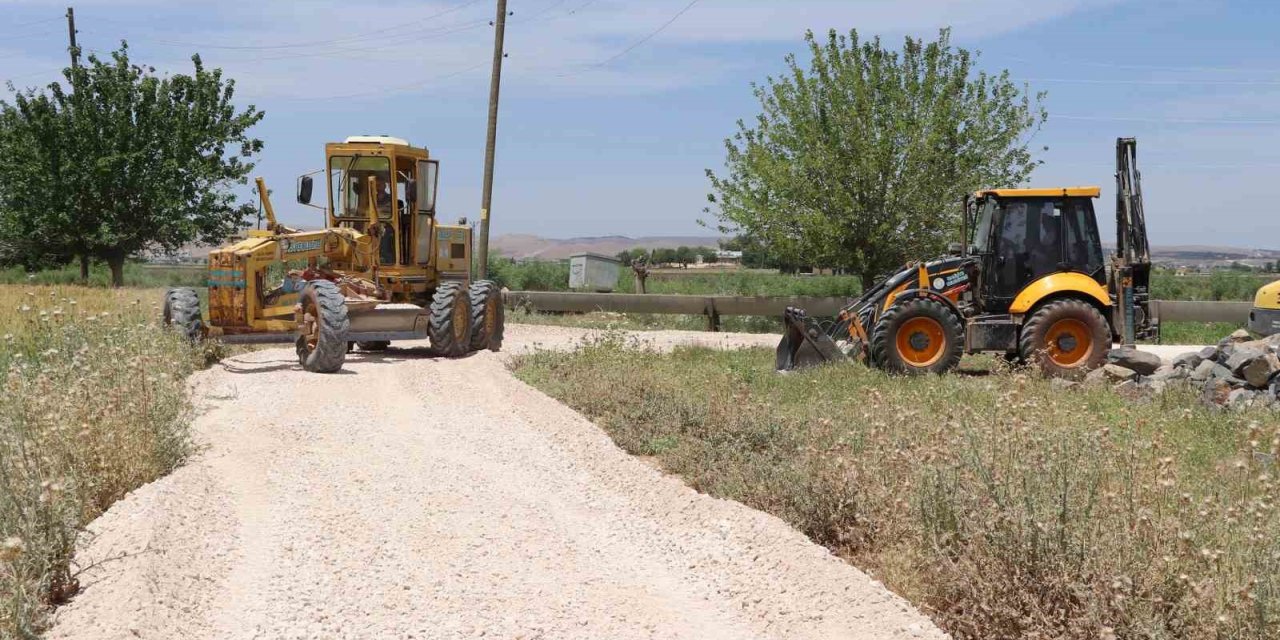 Haliliye kırsalında üstyapı çalışmaları devam ediyor