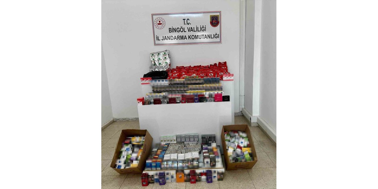 Bingöl’de kaçakçılık operasyonu düzenlendi