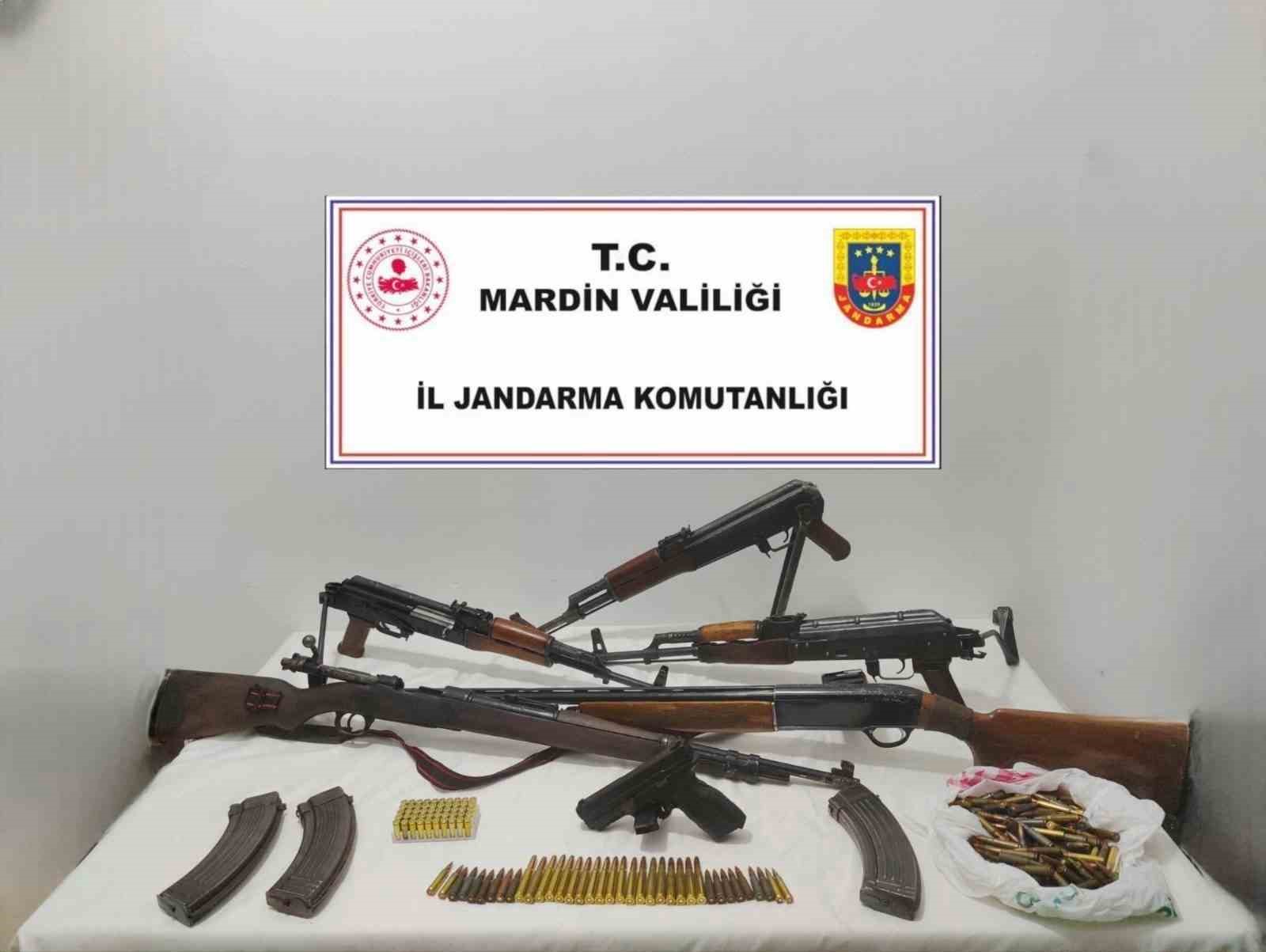 Kızıltepe'de silah ve mühimmat kaçakçılarına operasyon: 1 gözaltı