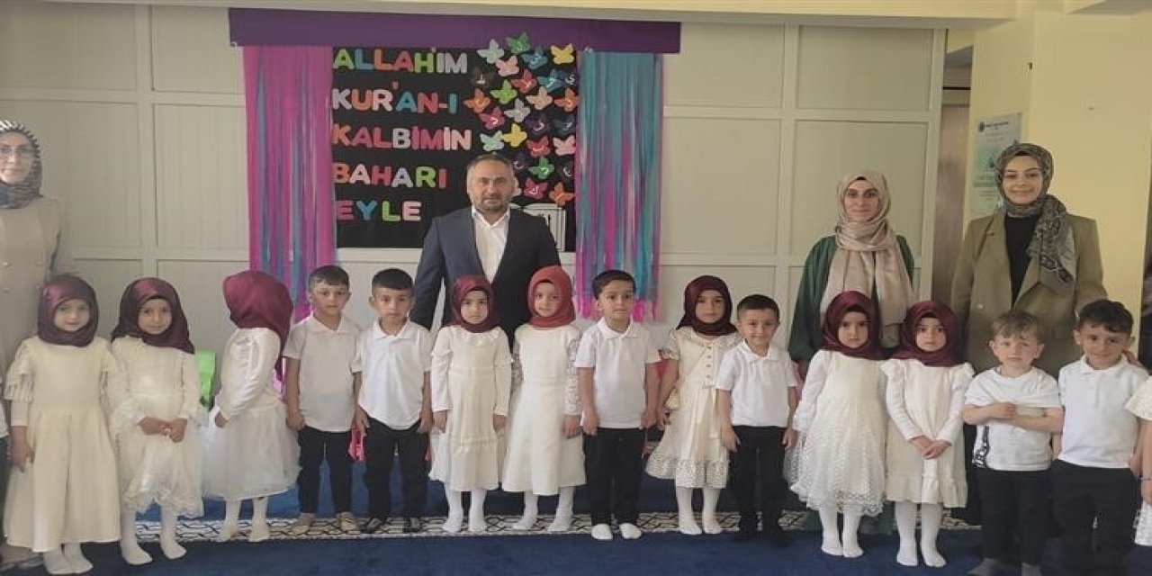 Hakkari’de 4-6 yaş Kur’an kurslarında yılsonu etkinliği