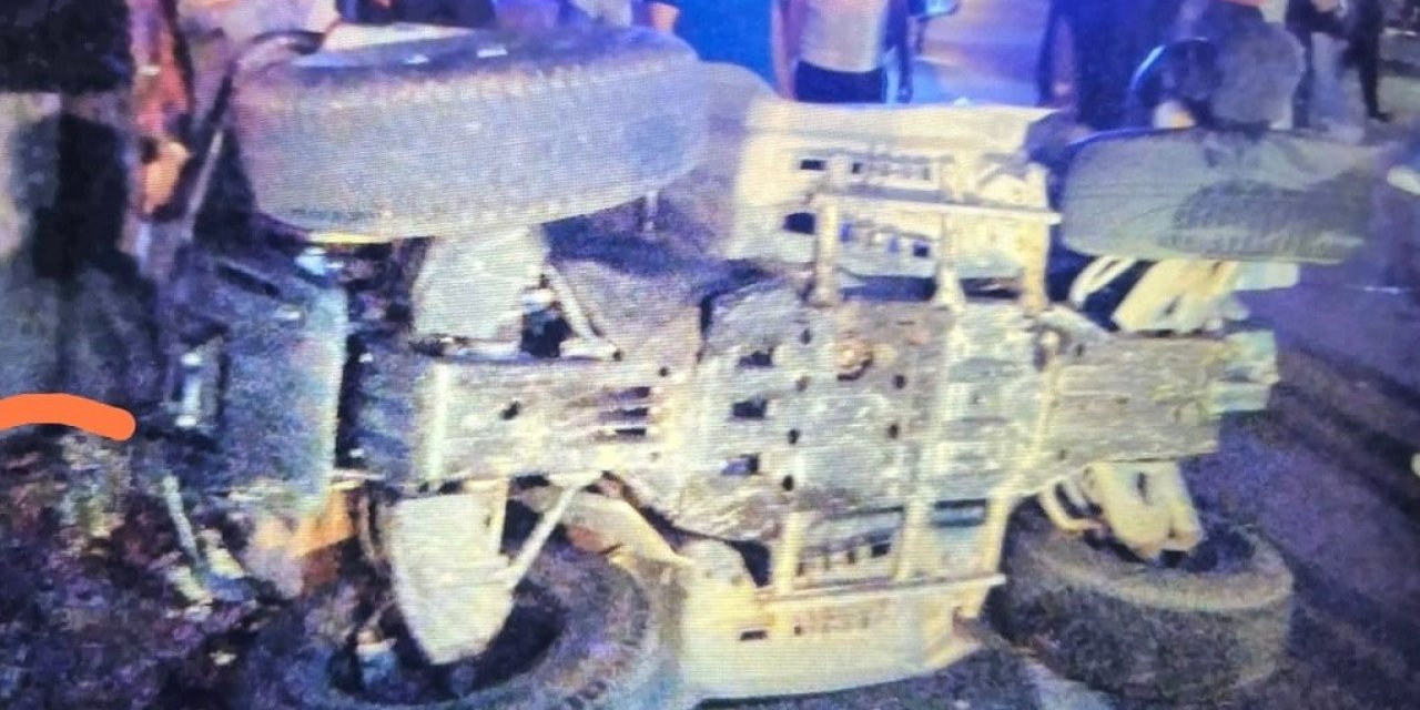 Gölbaşı'nda ATV Aracı ile otomobil çarpıştı: 1 yaralı