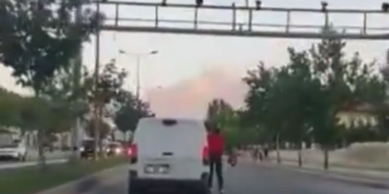 Tehlikeli yolculuk kamerada