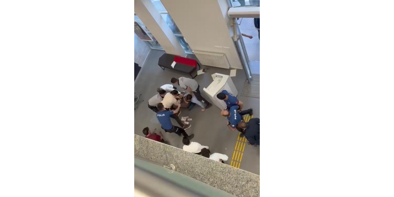 Urfa'da bankadan para çalmaya çalışan şahıs tutuklandı