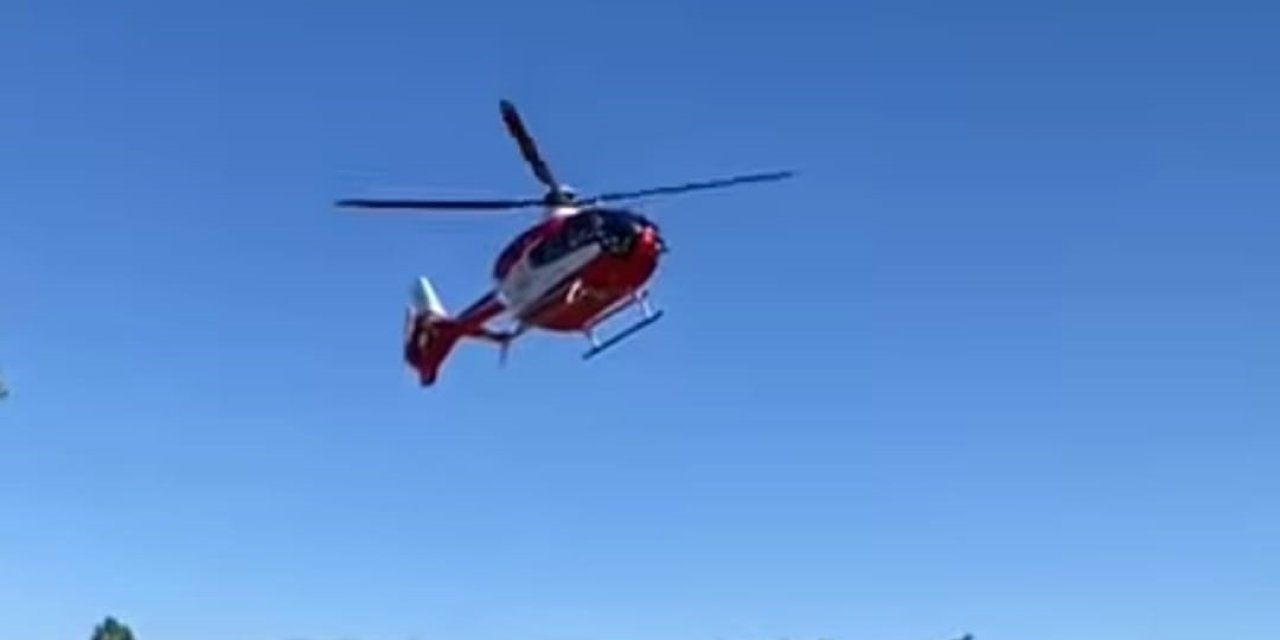 Çukurcalı hasta helikopterle Van’a kaldırıldı