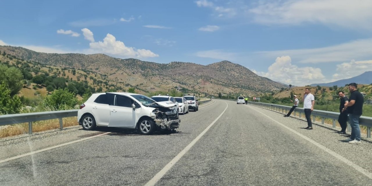 Sason yolunda trafik kazası: 1 yaralı