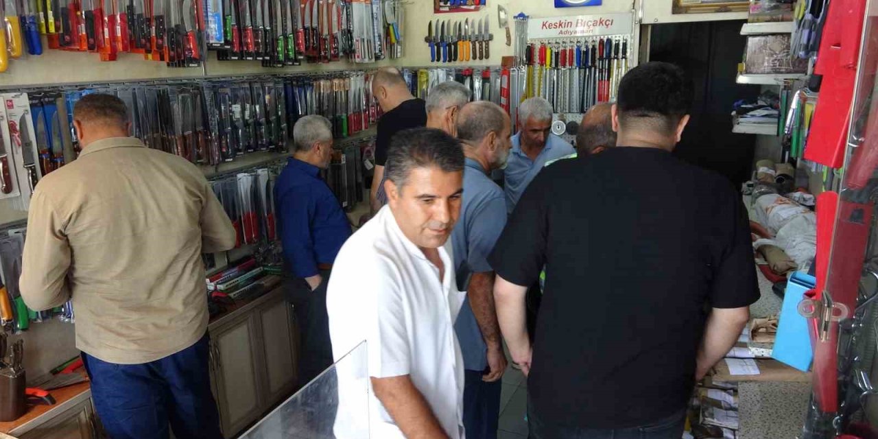 Adıyaman’da bileyicilerde Kurban Bayramı yoğunluğu