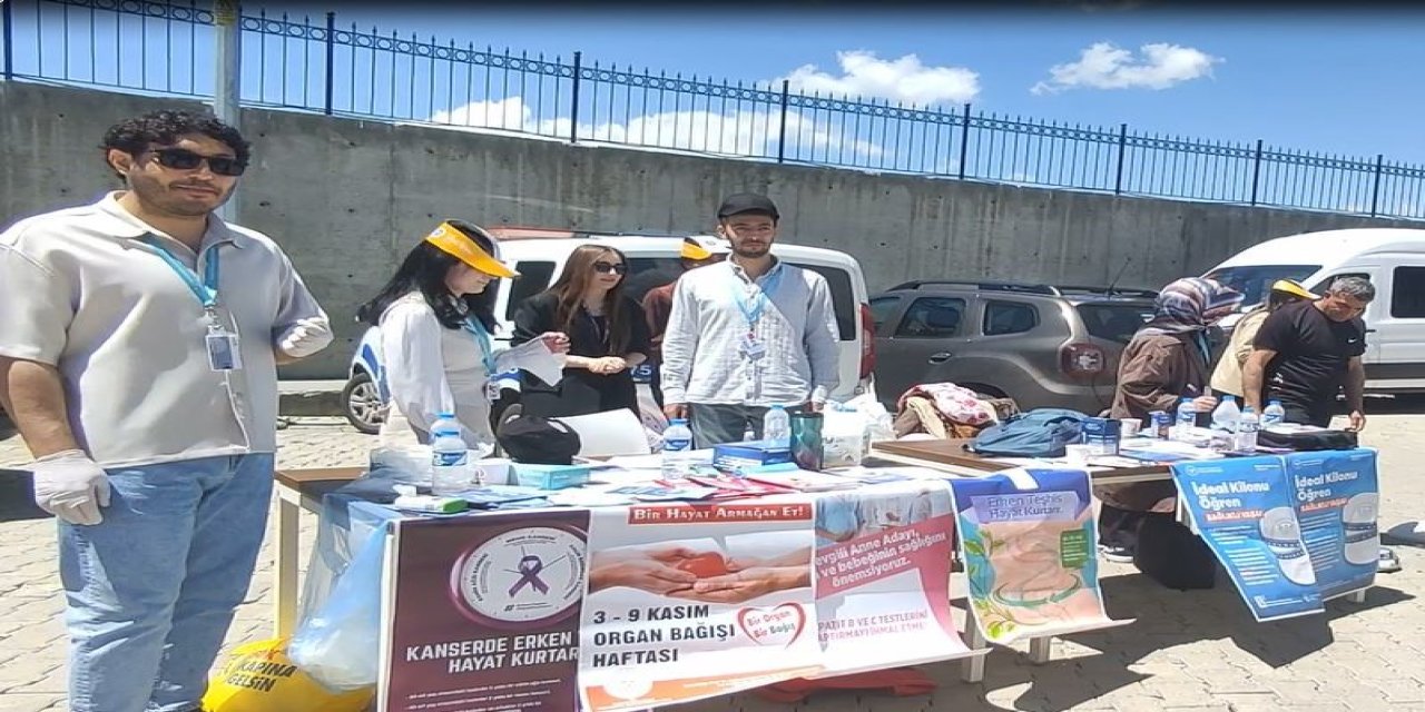Sigara bırakma standı ilgi gördü