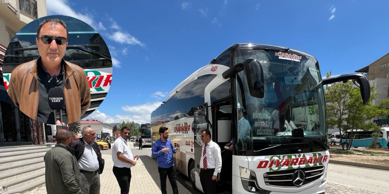 Yüksekova'da kurban bayramı öncesi otogarda yoğunluk