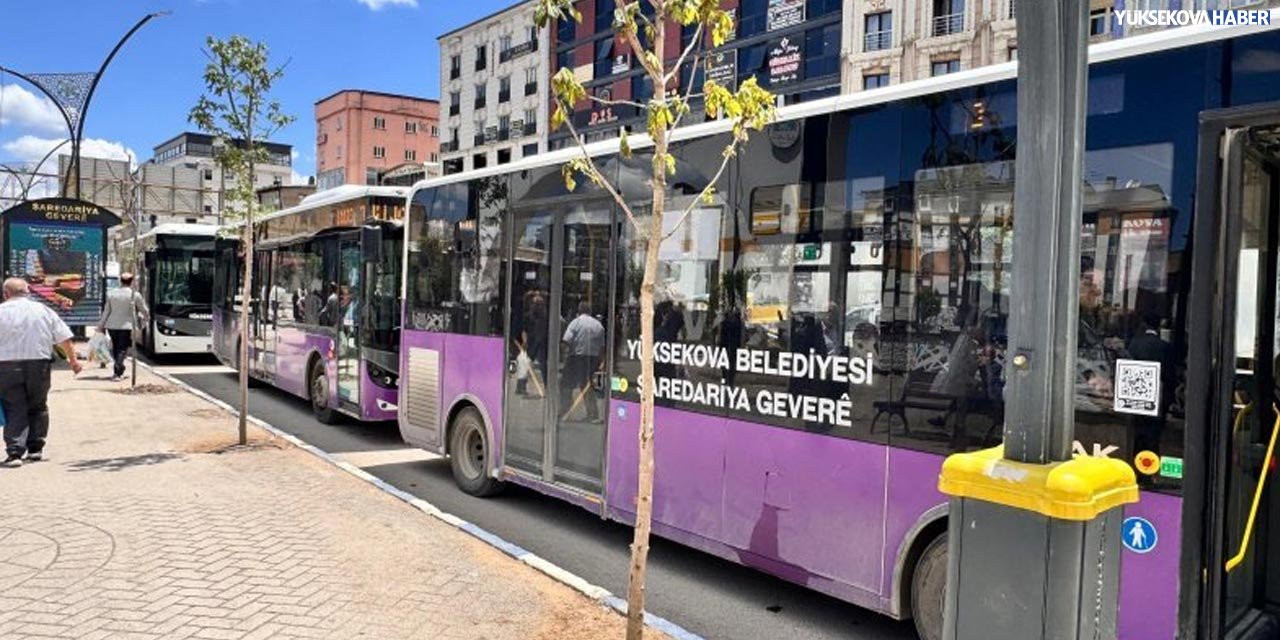 Yüksekova Belediyesi’nden bayramda ücretsiz ulaşım hizmeti