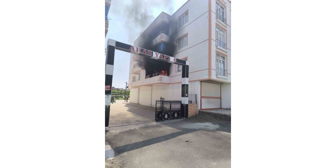 Diyarbakır’da bir evde çıkan yangın söndürüldü