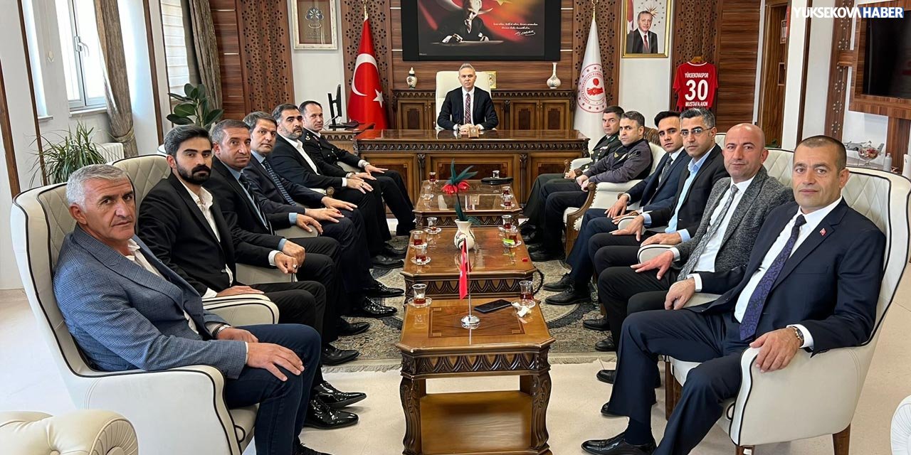 Yüksekova Kaymakamlığı’nda bayramlaşma programı gerçekleştirildi