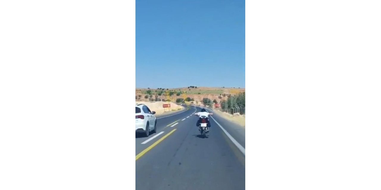 Şanlıurfa’da motosikletli sürücüye ceza