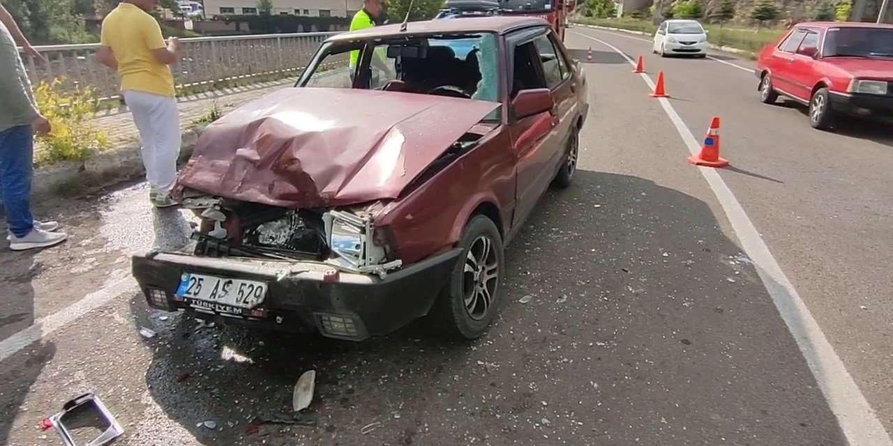 Tortum’da trafik kazası