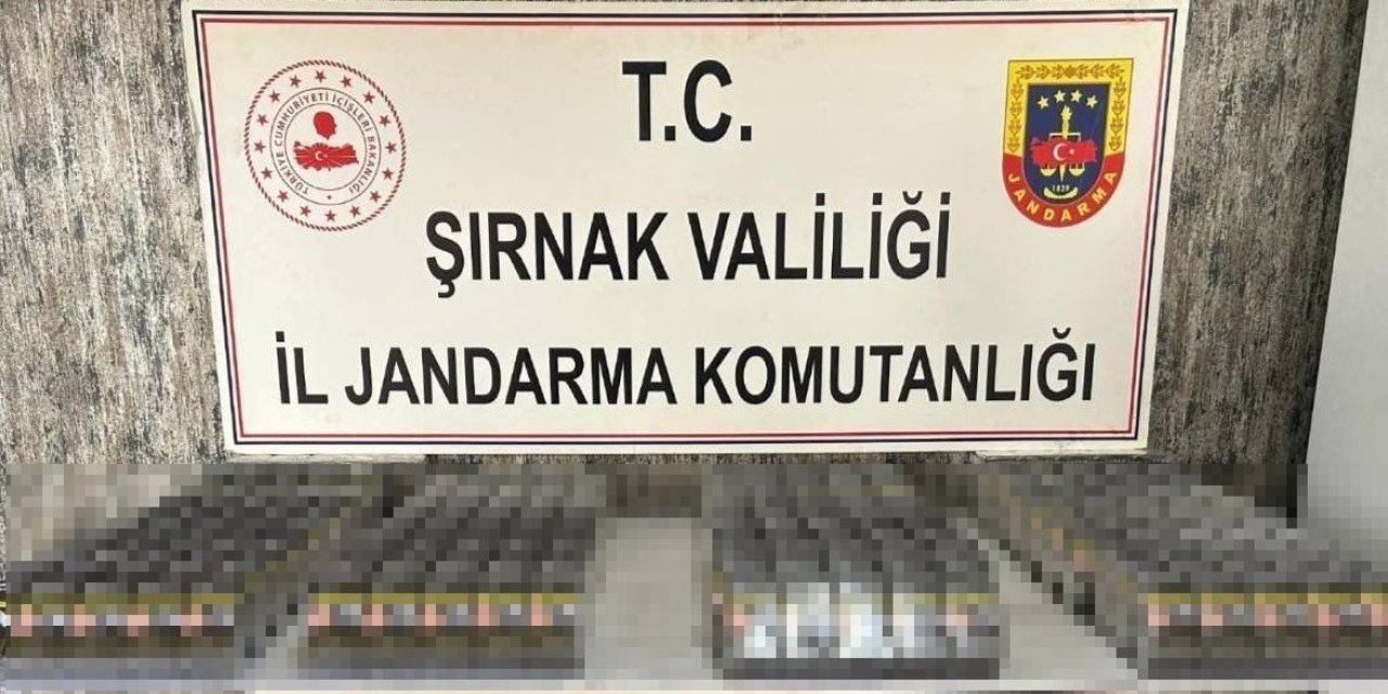 Şırnak’ta 281 bin 500 TL'lik kaçak malzeme ele geçirildi
