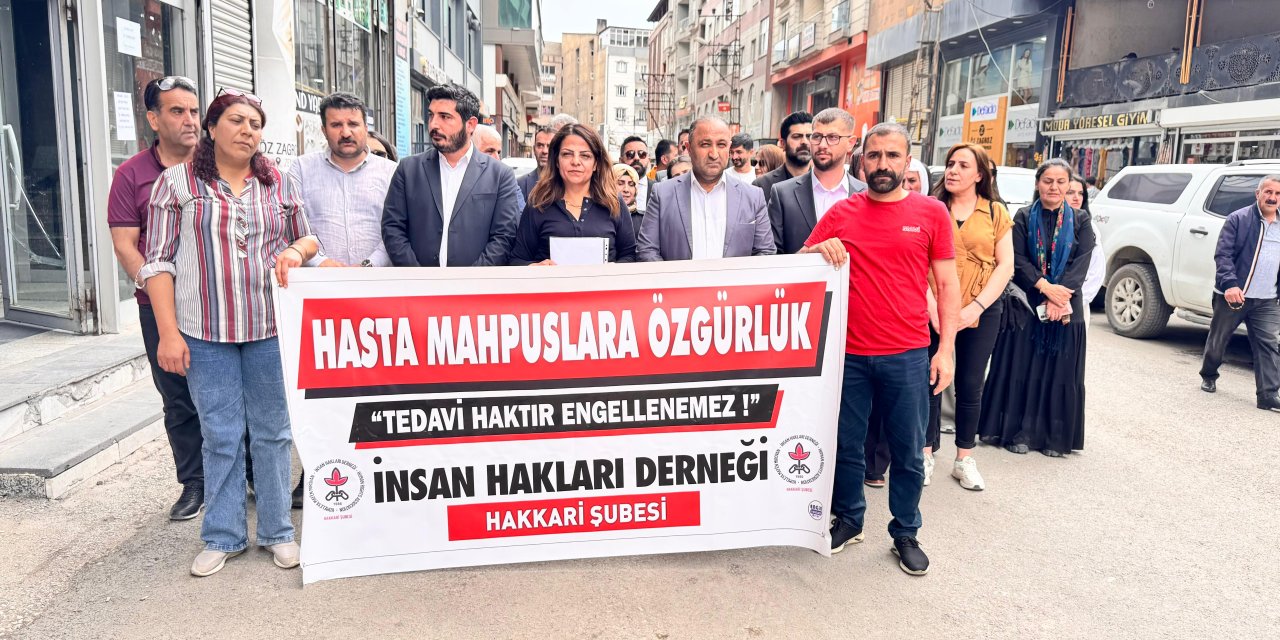 İHD Hakkari Şubesi’nden hasta tutsak Felem Aker için tahliye çağrısı