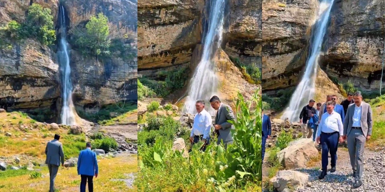 Vali Çelik’ten Ağaçdibi Şelalesi paylaşımı
