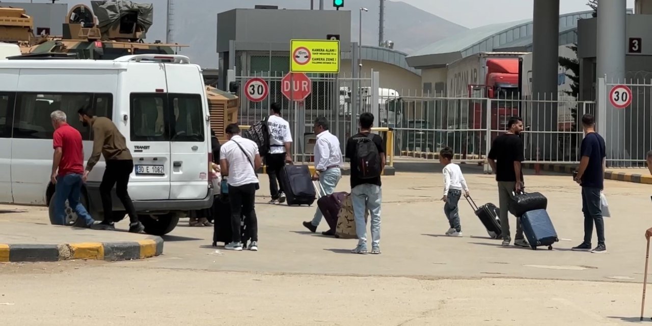 İsrail saldırısı sonrası Esendere Sınır Kapısı'nda hareketlilik
