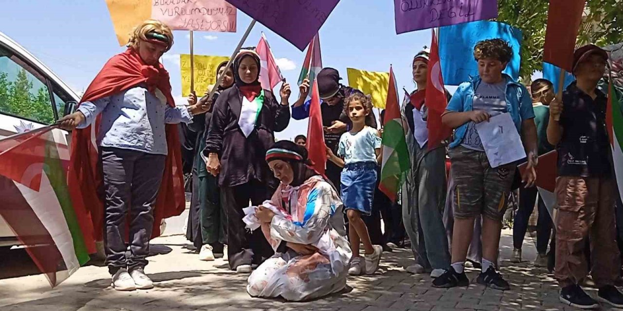 Adıyamanlı kadınlardan Filistin’e destek