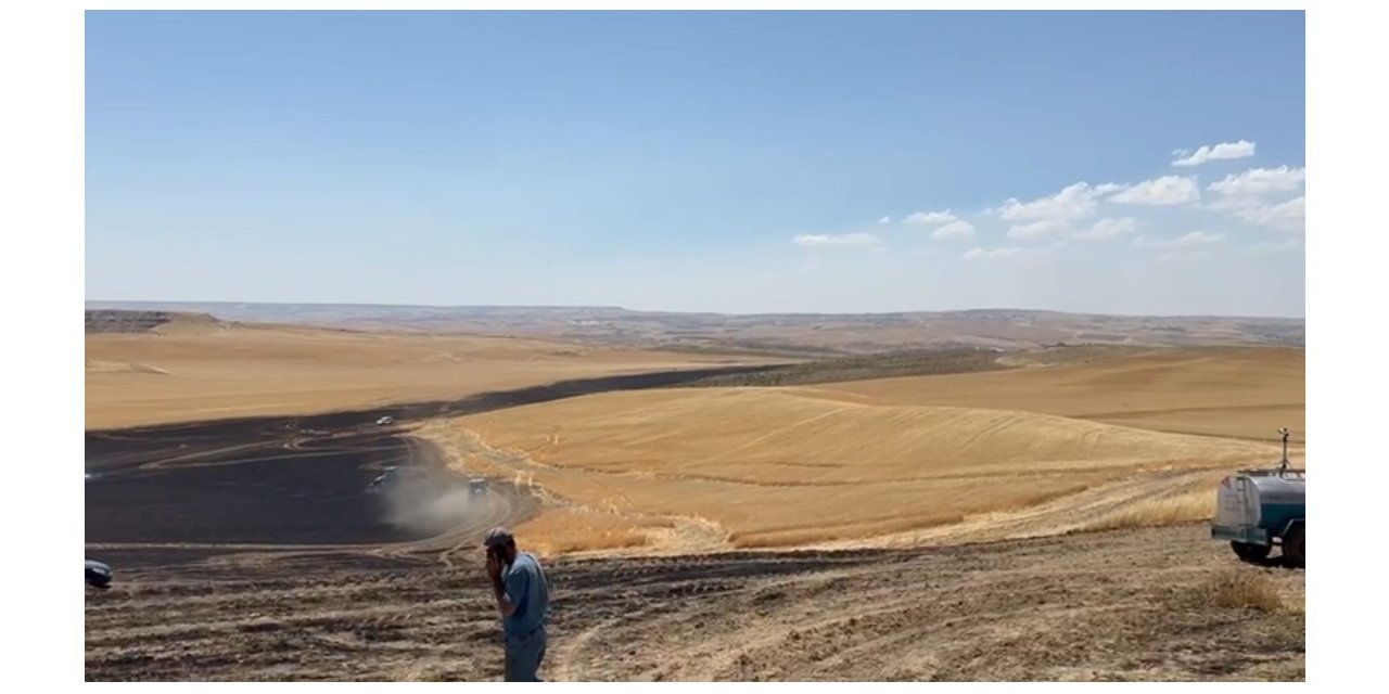 Batman’da buğday tarlasında yangın