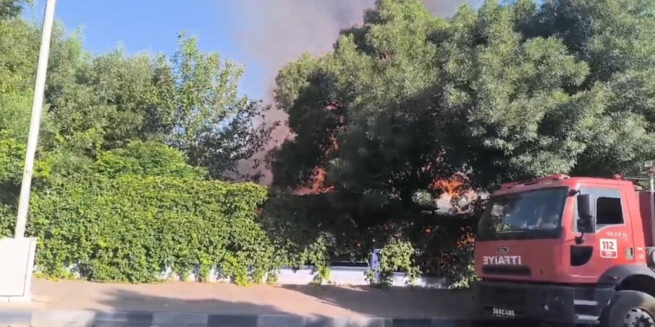 Siirt’te yanan işletme kül oldu