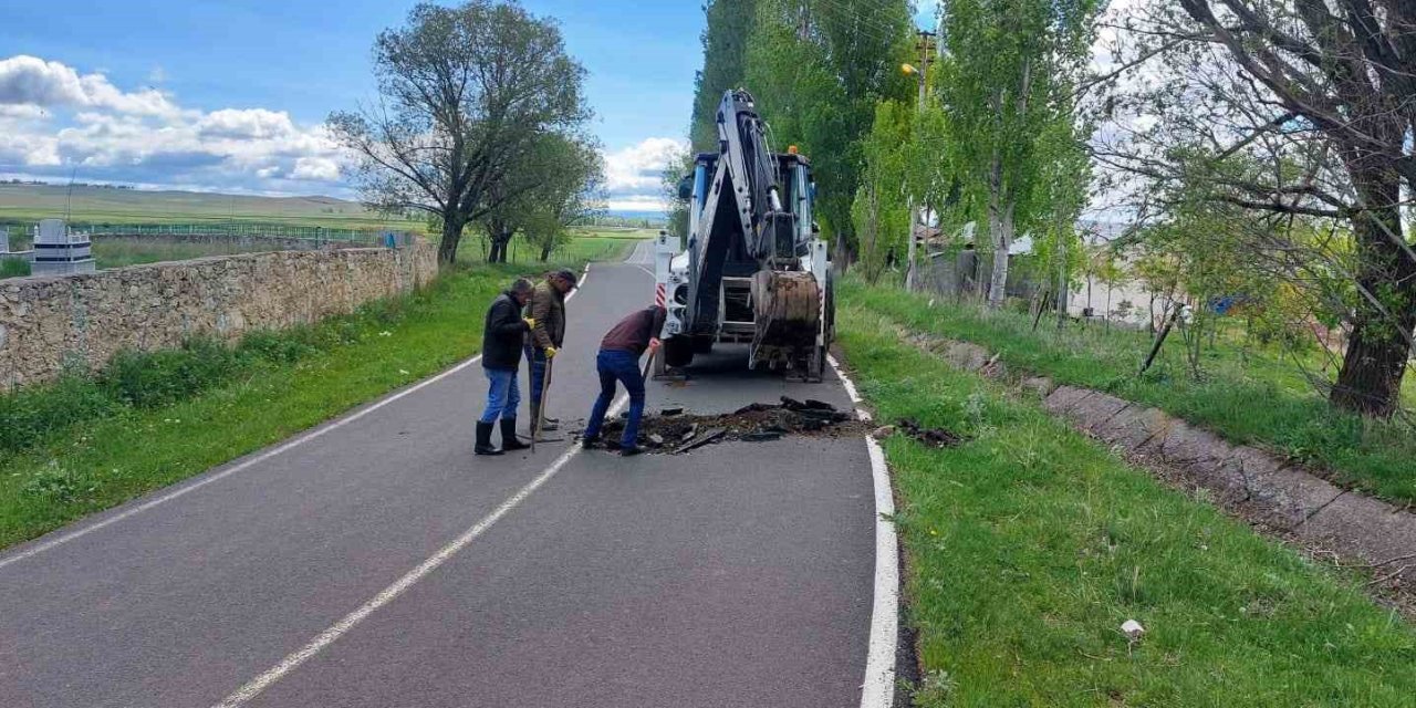 Kars'ta tahrip edilen su şebekesi onarıldı