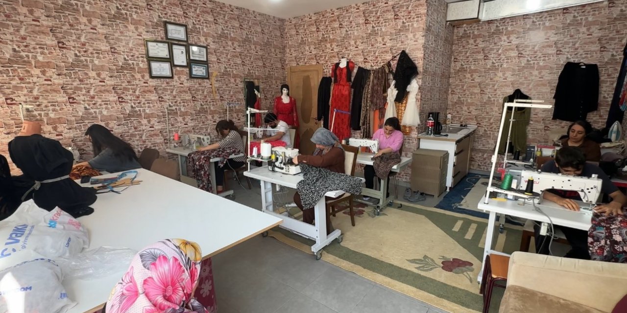 Yüksekova'da 4 çocuk annesinden istihdam