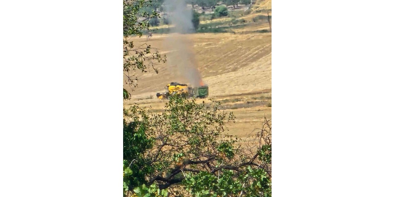 Kurtalan’da ekin yangını çıktı